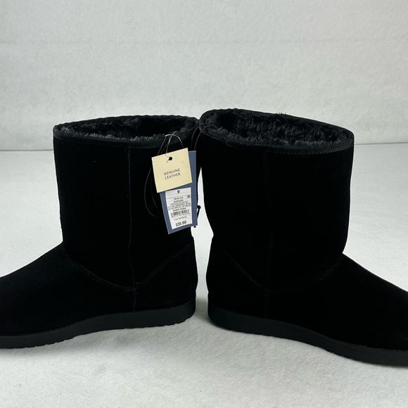 Universal Thread Black Suede Leather Boots• Women’s Size 9• New - Picture 2 of 9